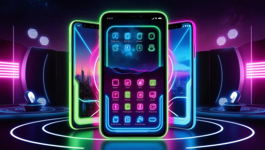 Conoce la Personalización Neón de iPhone en Android
